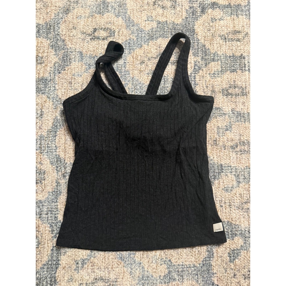 Vuori Plie Ribbed Racerback Bra Tank Top Small Excellent Condition